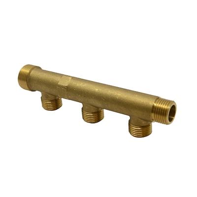 China Brass Manifolds CW671N Or HPB59-1 Three Way Brass Manifold Brass Hardware Best General Products for sale