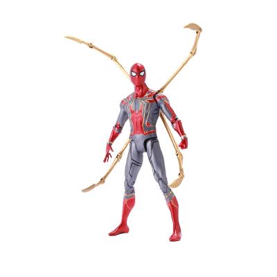 China TOY American Movie Infinity War PVC Model Iron Spiderman Movable Action Number for sale