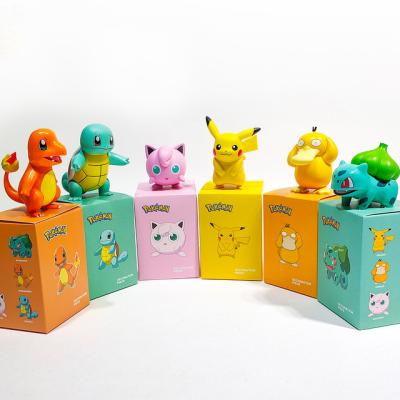 China Cartoon Toy Pocket Monster Model Pokemon Blind Box PVC Action Numbers Toys For Children Gift for sale