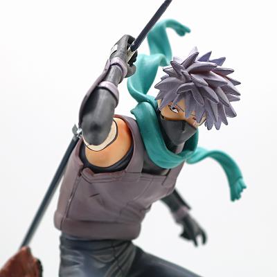 China Cartoon Toy Hot Japanese Anime Narut Collectible Model Toy Kakashi Action Number Doll for sale