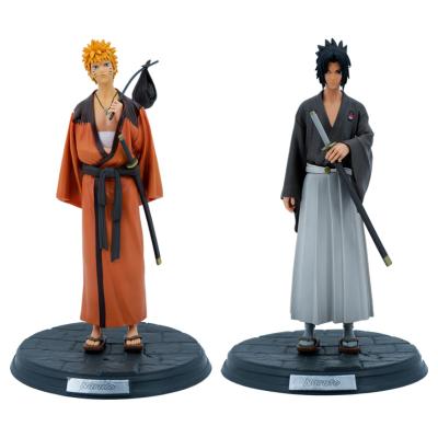 China Toy Japanese Anime Narut Cartoon Collection Model Kimono Narut Sasuke Action Number Doll for sale