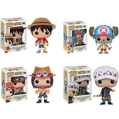 China Cartoon Toy Collectible Toys Doll Model Hand Around Anime FUNKO POP One Piece Action Number for sale