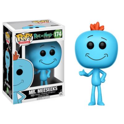 China Cartoon Toy Animation Rick And Morty Mr. Meeseeks Chase #174 Pop Vinyl Figure for sale