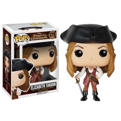 China Cartoon Toy Anime POP #172 Captain Jack Sparrow #175 Elizabeth Swann Action Number PVC Model Toy For Gifts for sale