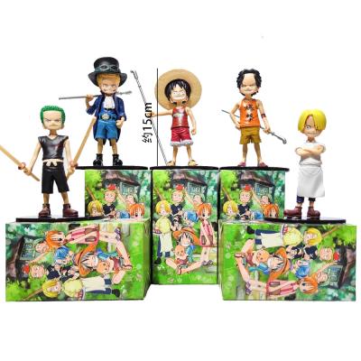 China Funny Cartoon Figure Anime Blind Box Doll Ornaments Guessing Blind Box Handmade Gifts One Piece for sale