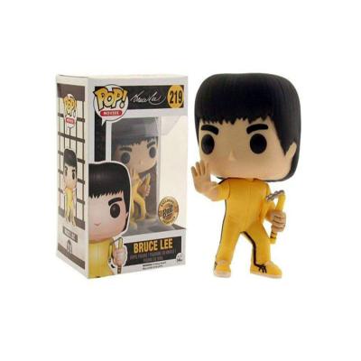 China Toy Funk Pop Chinese Kongfu Vinyl Model Doll Toys Cartoon #219 Bruce Lee Desktop Decoration Wholesale Action figure for sale