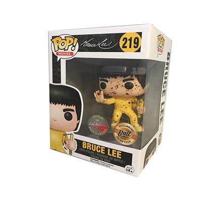 China Funko Pop Chinese Kongfu Cartoon Toy Vinyl Doll Model Toys #219 Bruce Lee Bloody Figure Desktop Decoration Wholesale Action for sale