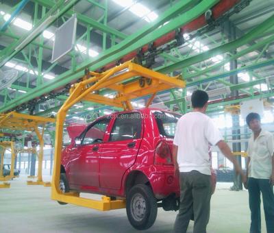 China Electric Car SUV Heat Resistant Assembly Line Overhead Conveyor Line for sale