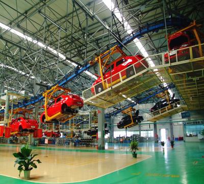 China Heat Resistant Automatic Conveyor Vehicle Car Assembly Production Line for sale