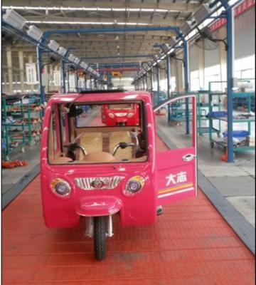 China Heat Resistant Cargo Tricycle Assembly Line / Suspension Conveyor Passenger Rickshaw for sale