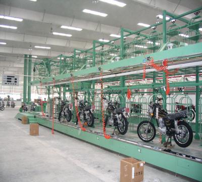 China Fully Automated Heat Resistant Motorcycle Assembly Line Manufacturer for sale