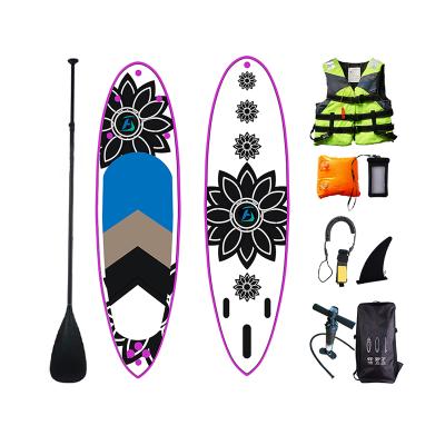 China Unisex Custom Double Layer Inflatable Drop Point Surfboard Board River Board SUP Inflatable SUP Paddle Board for sale