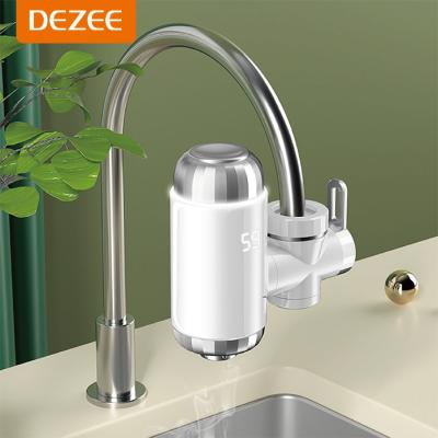 China Thermostatic Faucets 3C/CE 220V 3000W Mini Quick Connect Instant Electric Water Heater Faucets Electric Faucet LED Display Heating Tap for sale