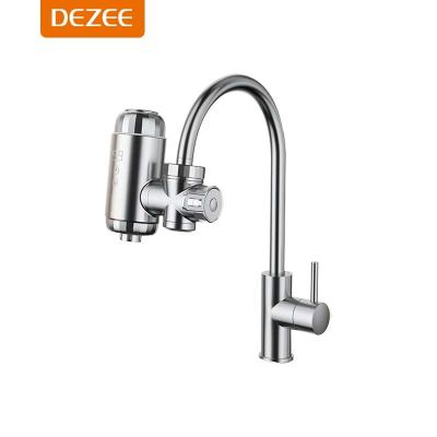 China Thermostatic Faucets Water Heater ABS Plastic Electric Bathroom Faucet Kitchen Faucet Mixer Tap Tankless Water Heater Easy Installation for sale