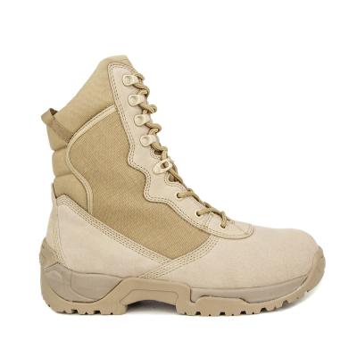 China Cheap Good Quality Suede Steel Toe Cowhide Army Leather Military Desert Boot for sale