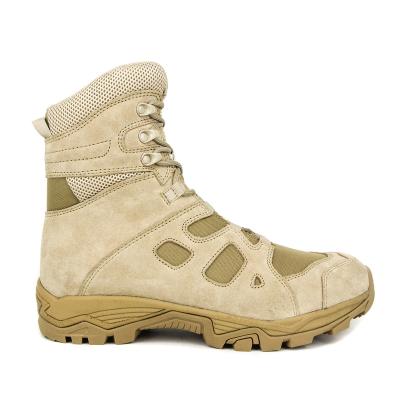 China Steel Toe Camouflage Fabric Side Zipper Army Desert Boots for sale