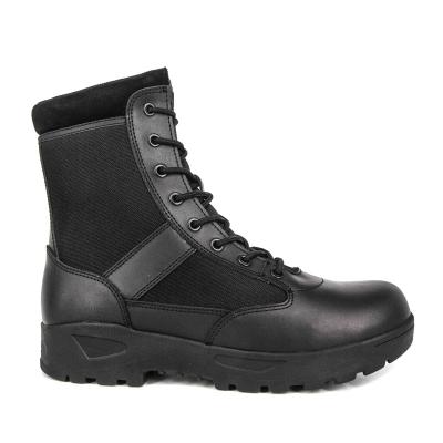 China Steel Toe China Leather Newest Police Style Military Black Tactical Boots for sale