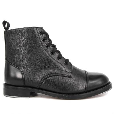 China ISO Standard Steel Black Hot Sale High Quality Tactical Black Toe Ankle Boots for sale