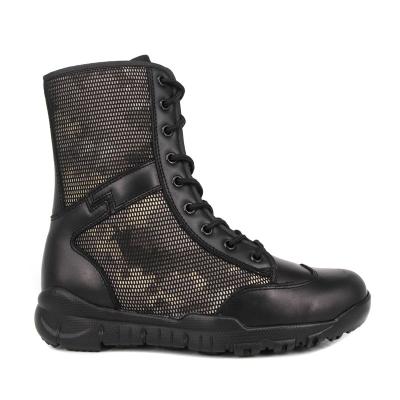 China Military And Police Steel Toe Newest Style High Quality Men's Military Boots for sale