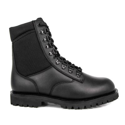 China BlCheap Steel Toe Men Black Rangers Combat Army Men Military Boot for sale