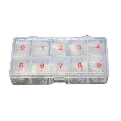 China 500pcs/box Design Ballerina Transparent Long Fake Press On Nail For DIY Salon for sale