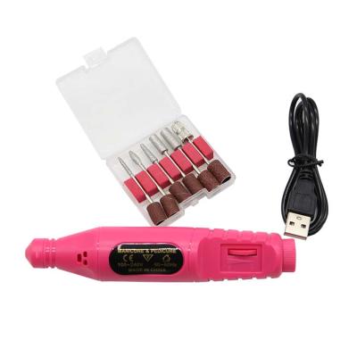 China Fashionable Portable Nail Art Electric Nail Repair Drill Machine Kit 22.5cm*15.5cm*12.5cm for sale