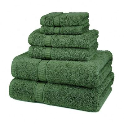 China Chaoxiu QUICK DRY Soft and Highly Absorbent 100% Cotton Plush Bathroom Towels 3 Piece Towel Set 500 GSM for sale