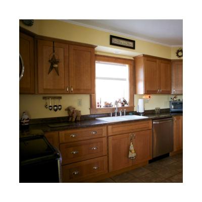 China Environmental Friendly Wooden Shaker American Kitchen Cabinets Solid Wood Kitchen Furniture From Factory Directly for sale