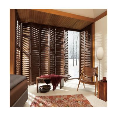 China New Design 2019 Adjustable Australia Style Low Plantation Wooden Shutter for sale