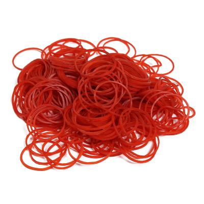 China 1.3″ special environmentally friendly transparent red elastic bands. in diameter for bundle vegetable for sale