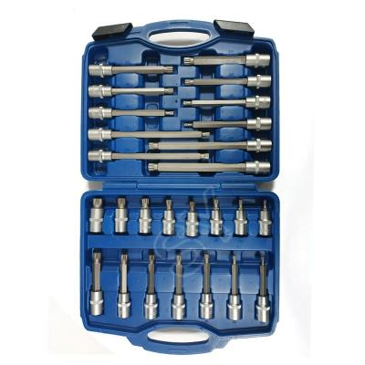 China 26PCS EX-LONG DR GROOVE BIT PLUG Set 26PCS Bit 1/2