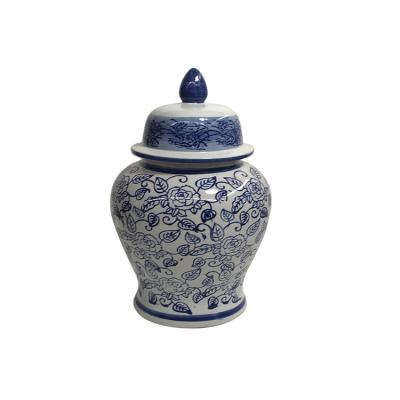 China New type modern small and exquisite top selling ceramic decorative pot with lid for sale