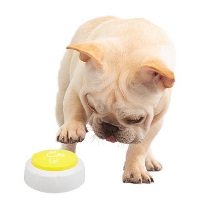 China Dog Novelty Pet Puzzle Training Plastic Multicolor Fluent Button Talking Toy Sound Recordable Buttons For Dogs Communication for sale