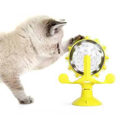 China Newly Designed Viable High Quality Luxury Pet Automatic Feeder 360 Degree Rotation Cat Feeding Toy for sale