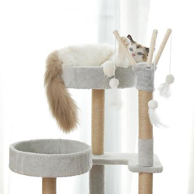 China Cat Climbing Frame Practical And Wooden Best Selling Cat Climbing Rack Durable From Amazon Viable for sale