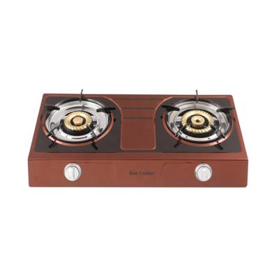 China Restaurant Indoor Kitchen Easily Cleaned Wholesale Price Imported Various Specifications 2 Burner Small Kitchen Cooking Gas Stove Stove for sale