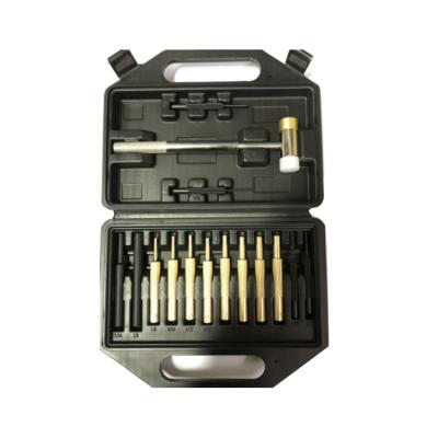 China Plastic Steel Roll Pin Punch Set Gunsmithing Tools Punch and Hammer Ideal for Rifle and Pistols for sale