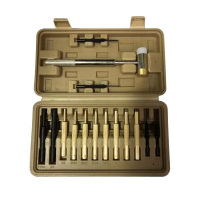 China 12 Pieces Plastic Pin Punch Set Gunsmithing Kit Removing Repair Tool with Holder Checkering Gunsmith Tools for Watch Repair and Craft for sale