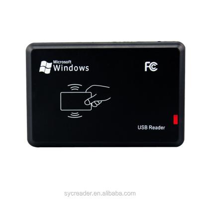 China ABS high quality 125khz rfid reader micro usb em4200 card reader hotel ic/id card reader for sale