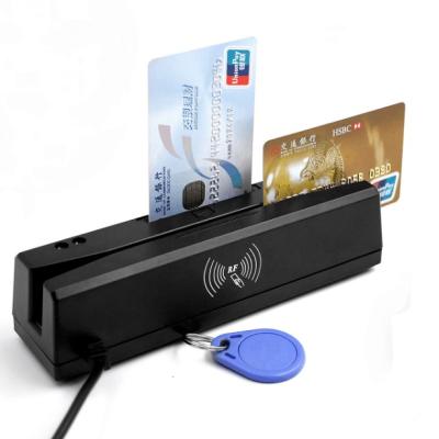 China All-inclusive Magnetic Stripe Card Reader One 1/2/3 Lanes RFID/IC/PSAM Reader ZCS160 for sale