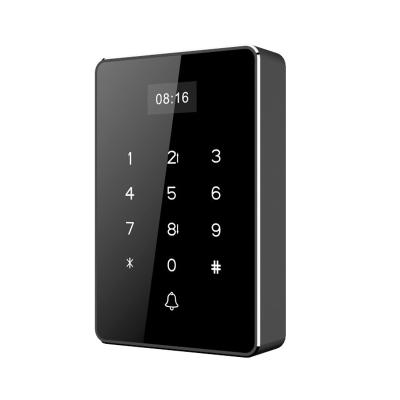 China standalone metal touch screen rfid reader with keypad wiegand 26/34 for door access control system 117*78*22mm for sale