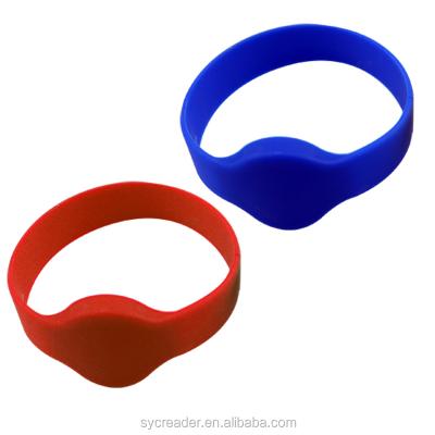 China CUSTOM Festival Silicone Wrist Bands RFID Wrist Watch Bands for sale