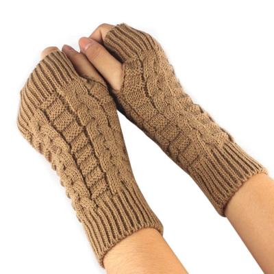 China Simple Computer Game Reading Fashion Fingerless Winter Gloves for sale