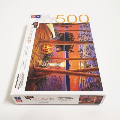 China Toy Custom Educational 500 Piece Jigsaw Puzzle for sale