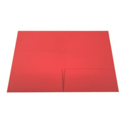 China A4 Two Pockets Presentation Paper Folder With Card Holder for sale