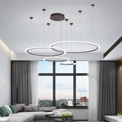 China Hot Sale Modern Nordic Creative Design LED Lamp Fixtures Home Lighting Decorative Round Pendant Light for sale