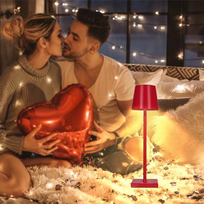 China Decorlamparas de mesa de LED table lamp USB power battery power modern restaurant hotel modern waterproof lamp luxury cordless bedside lamp à venda