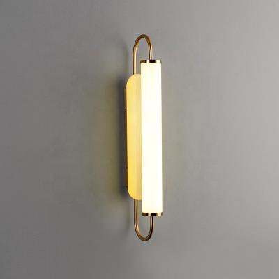 China Contemporary Decorative Modern Led Wall Lighting Creative Gold Acrylic Sconce Mounted Indoor Surface Revealing Home Wall Lamps for sale