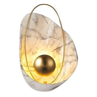 China Contemporary Modern Creative White Shell Sconce Mount Wall Lamps Resin Reading Hotel Restaurant Decoration Led Night Wall Lamp à venda