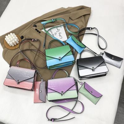 China 2021 Lady Fashion Simple Design PU Shoulder Bag Women's Single Handbags for sale